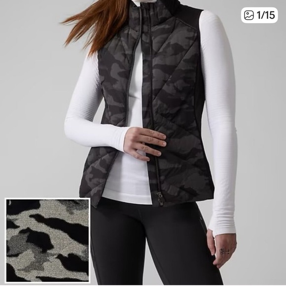 Athleta reflective down vest - Picture 1 of 14